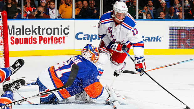 kevin hayes rangers islanders goal video